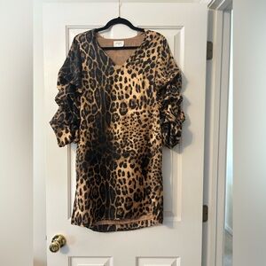 Cheetah Print Dress